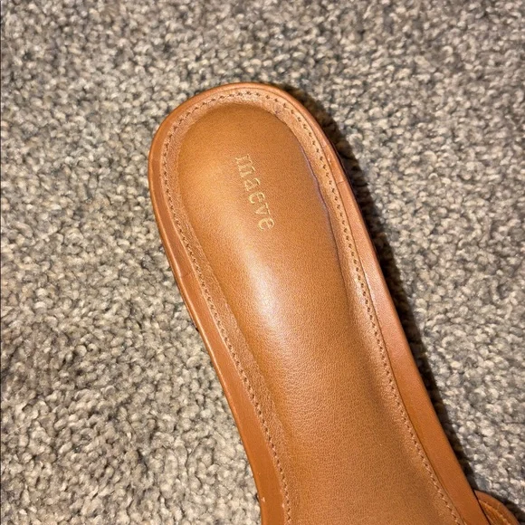 Coralie Mule Slide Sandal by Maeve by Anthropologie camel - Picture 2 of 5